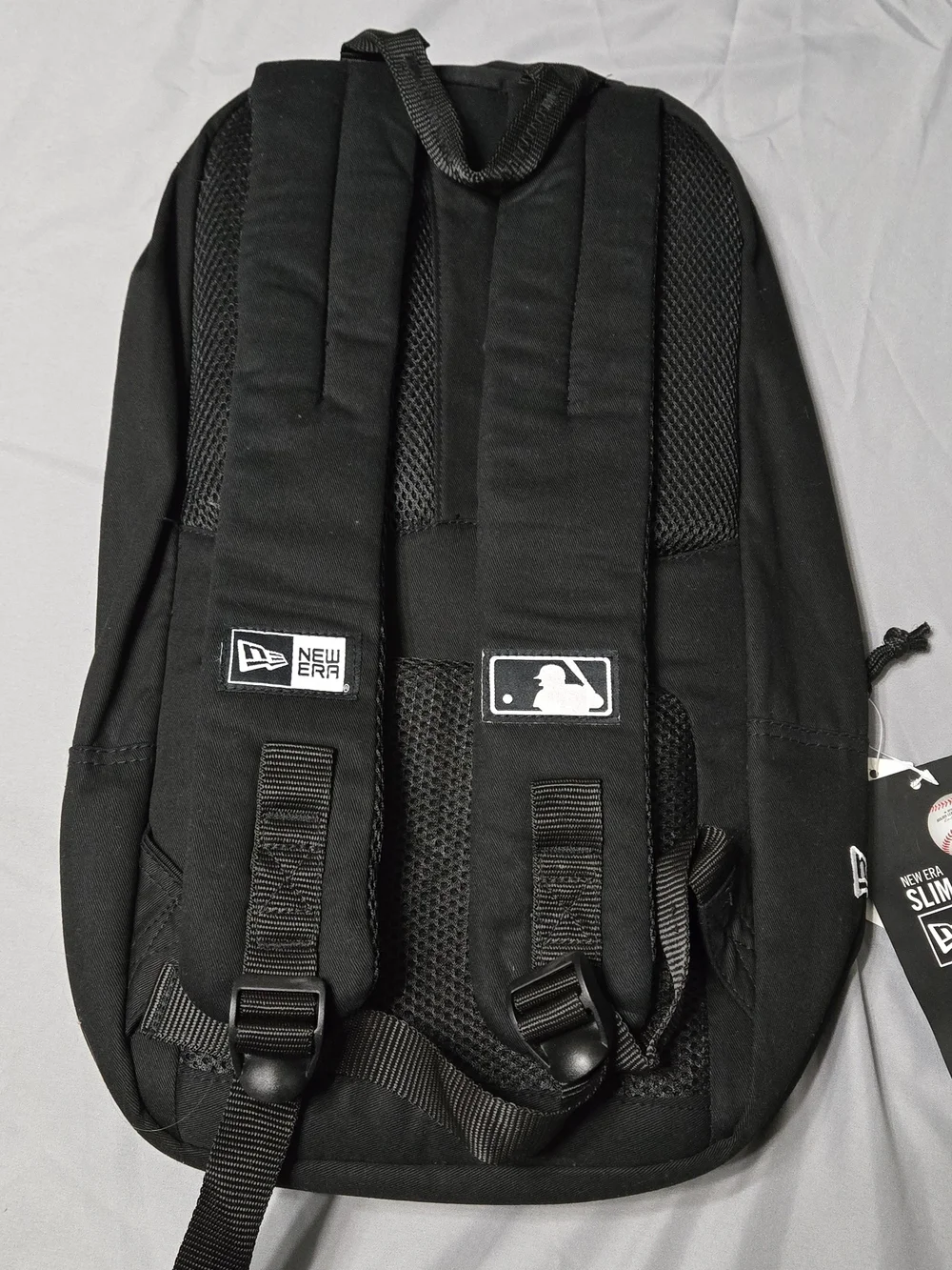 New Era Black Slim Backpack